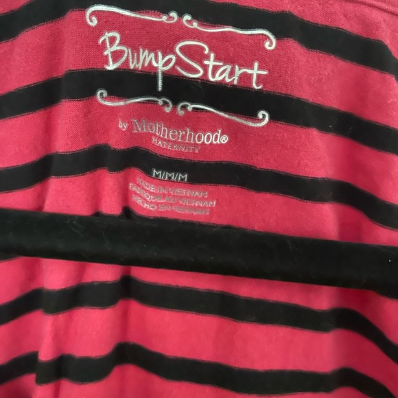 Motherhood maternity tshirt striped top medium - Picture 2 of 4